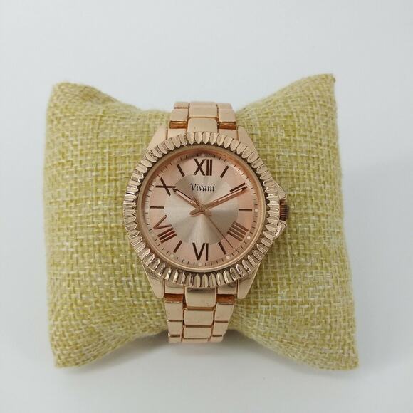 Accutime Accessories - Vivani Accutime Watch Corp Women Wristwatch Metal Bracelet